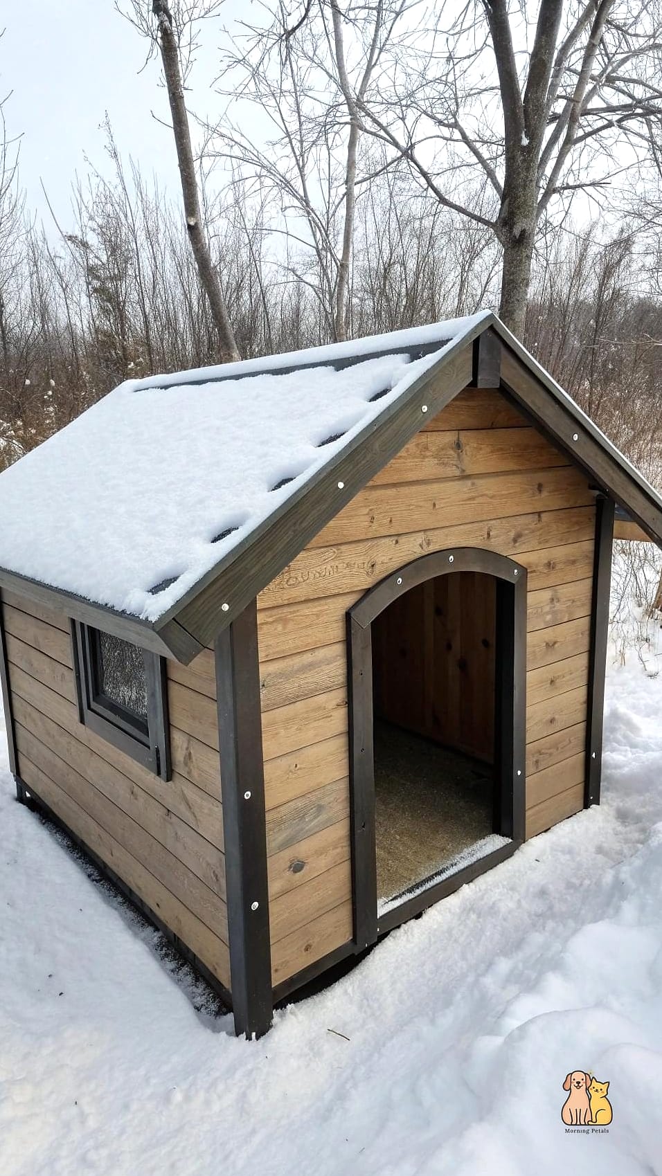 25 Amazing Dog Houses For Large Dogs That Are Too Cute to Handle 18 The Ski Chalet Doghouse