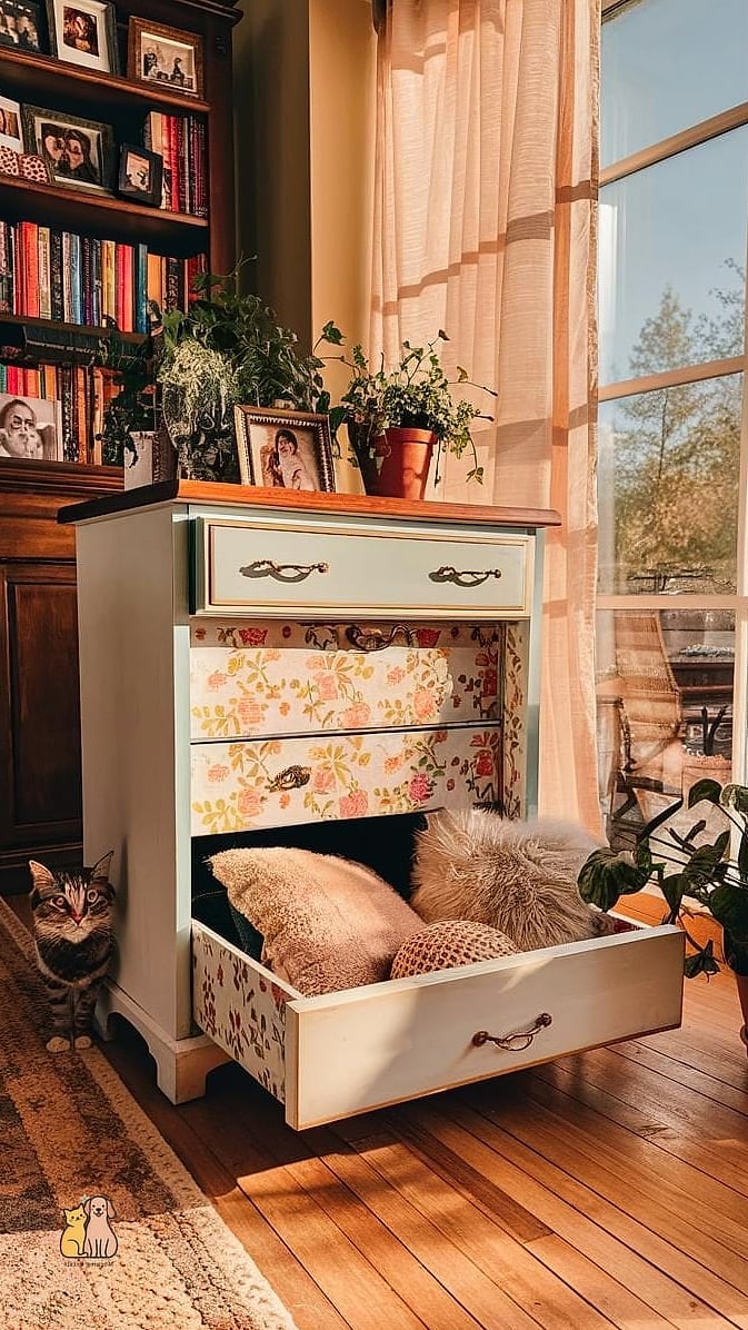 The Slide-Out Drawer Bed Dresser