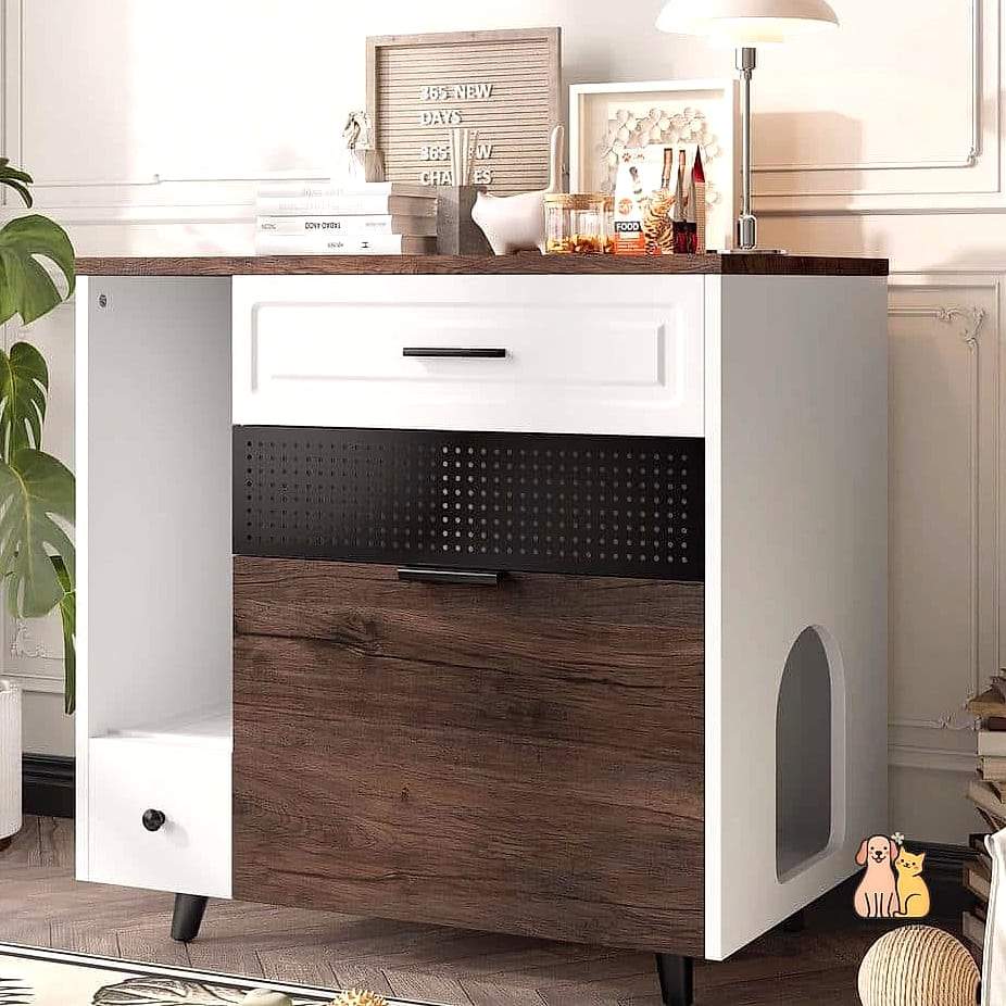 50 Budget-friendly Cat Food Station Ideas Your Pet Will Beg For More 37 The Slide-Out Pantry Tray