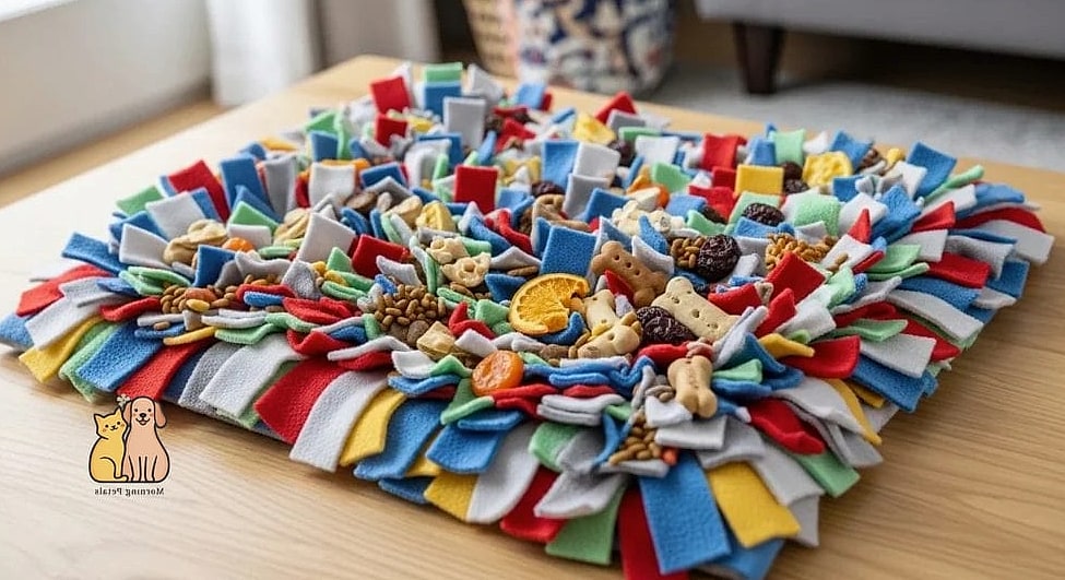 The Snuffle Mat From Old Fabric