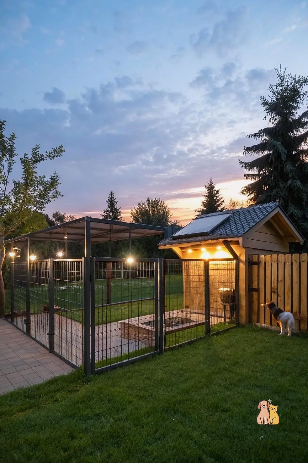 Solar-Lit Fence Panels