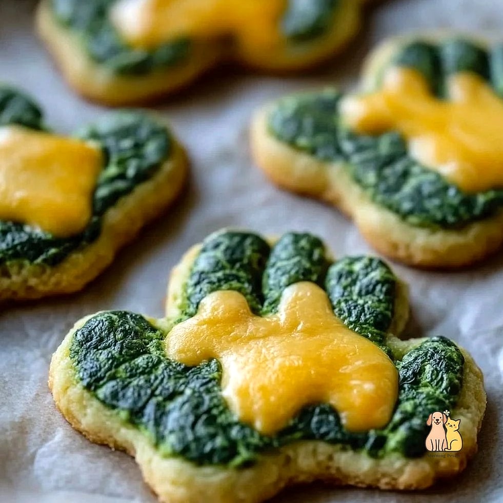 Spinach and Cheese Green Biscuits