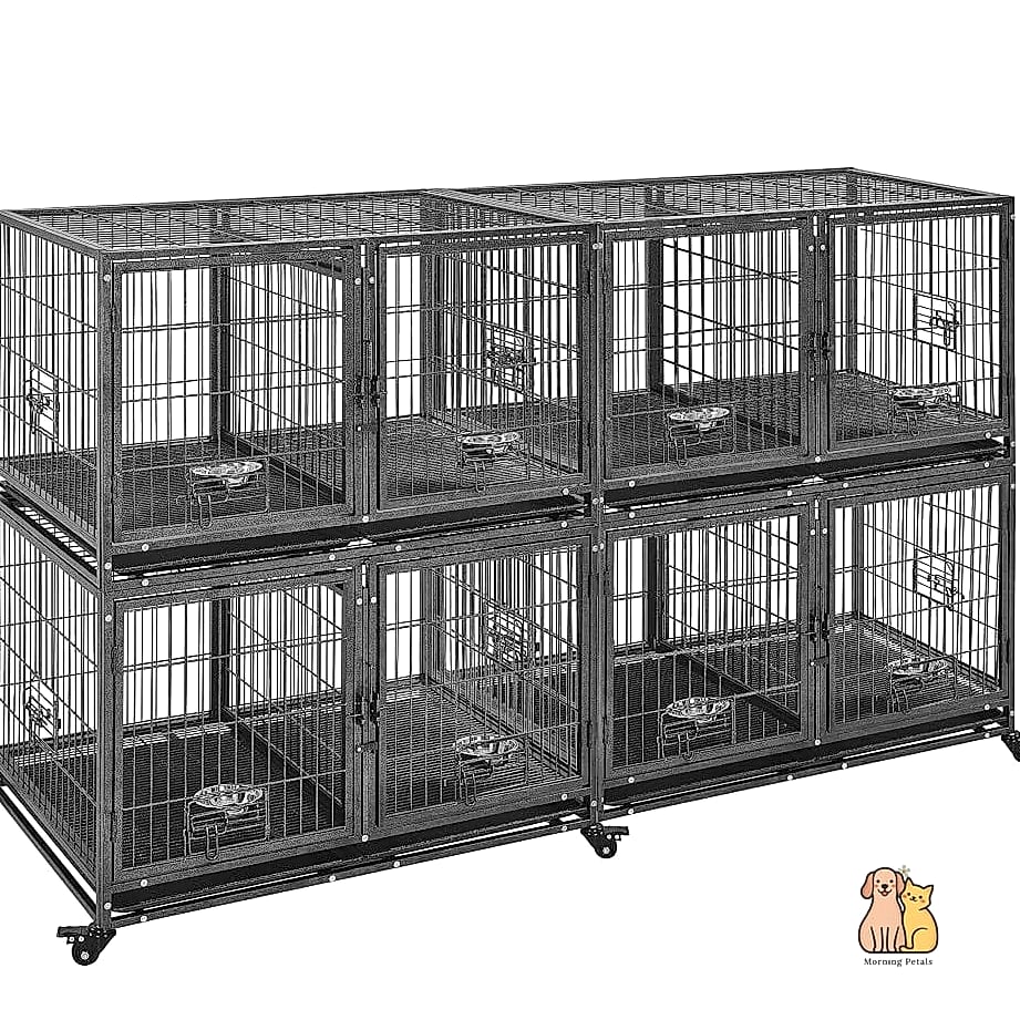 23 Precious Best Dog Crates That Prove Pets Are the Best 12 The Stackable Double Crate
