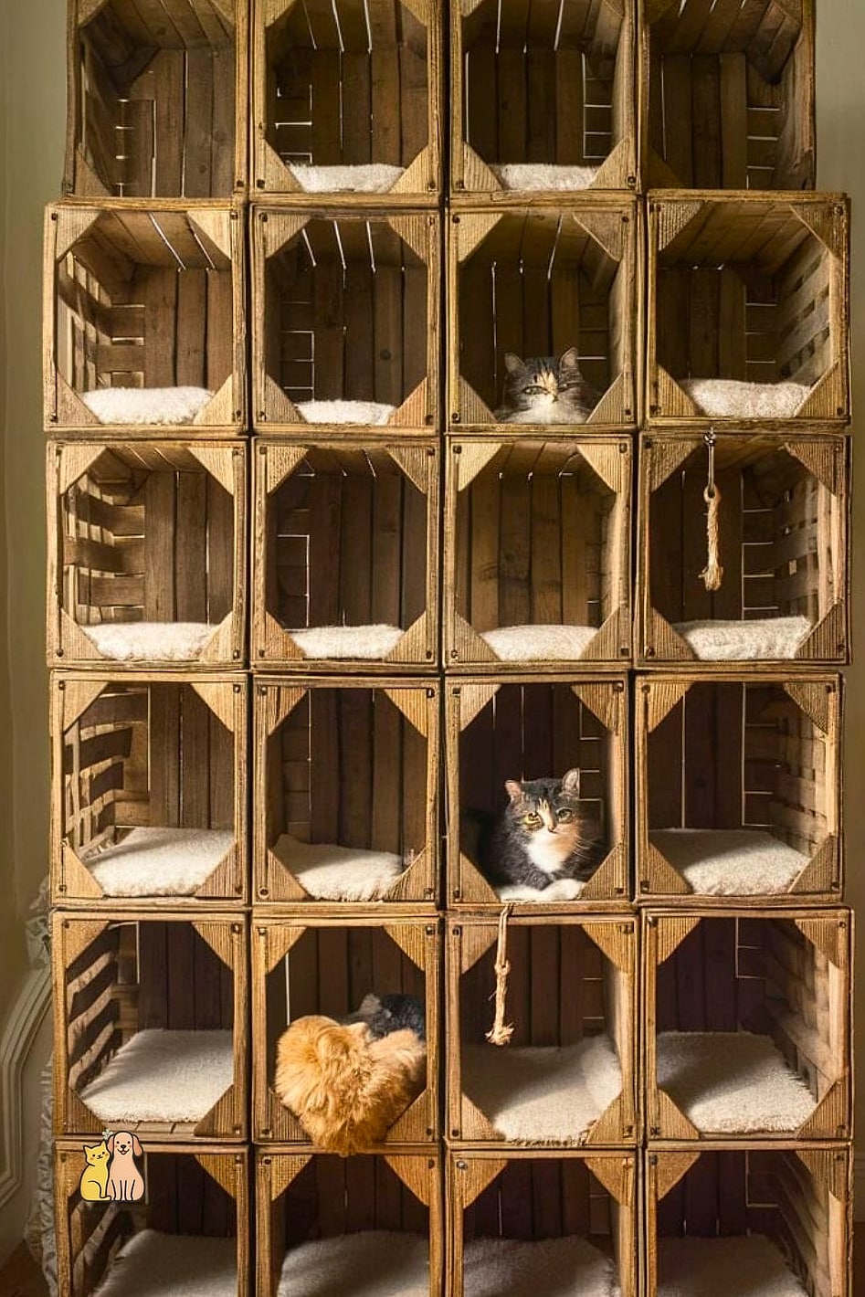 The Stacked Crate Shelf