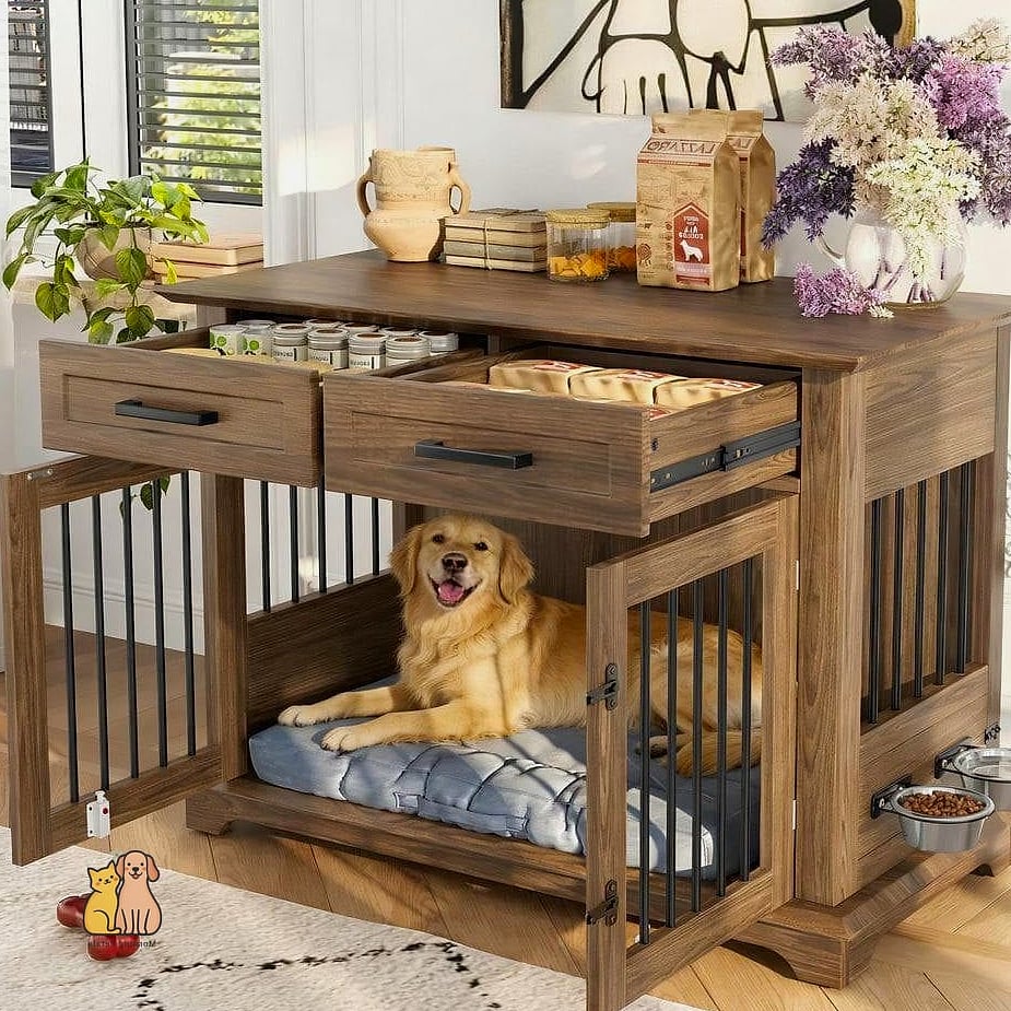 23 Budget-friendly Dog Bed Ideas For Living Room That Are Going Viral 21 The Storage Drawer Dog Bed