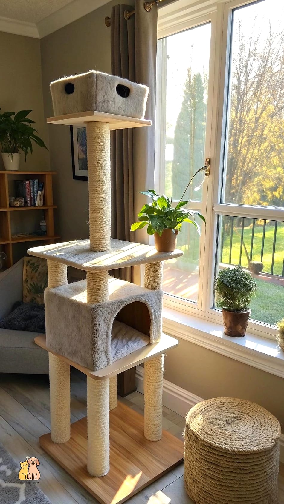 A Sunny Cat Window Perch