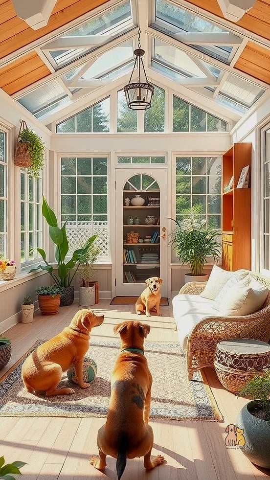 Sunroom or Enclosed Porch Potty Spot
