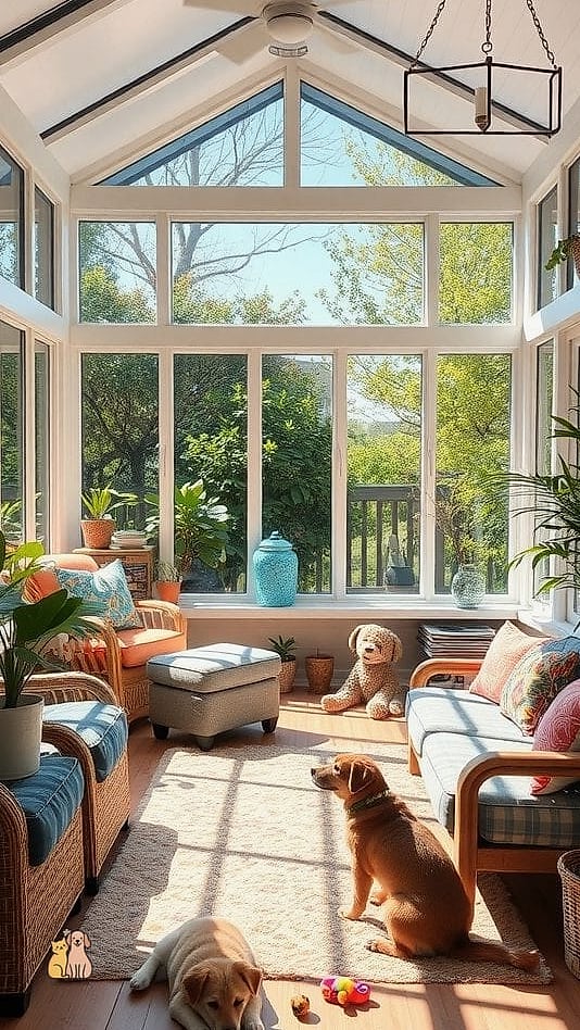 20 Clever Dog Corner Ideas That Are Totally Worth It 14 The Sunroom Lounge Corner