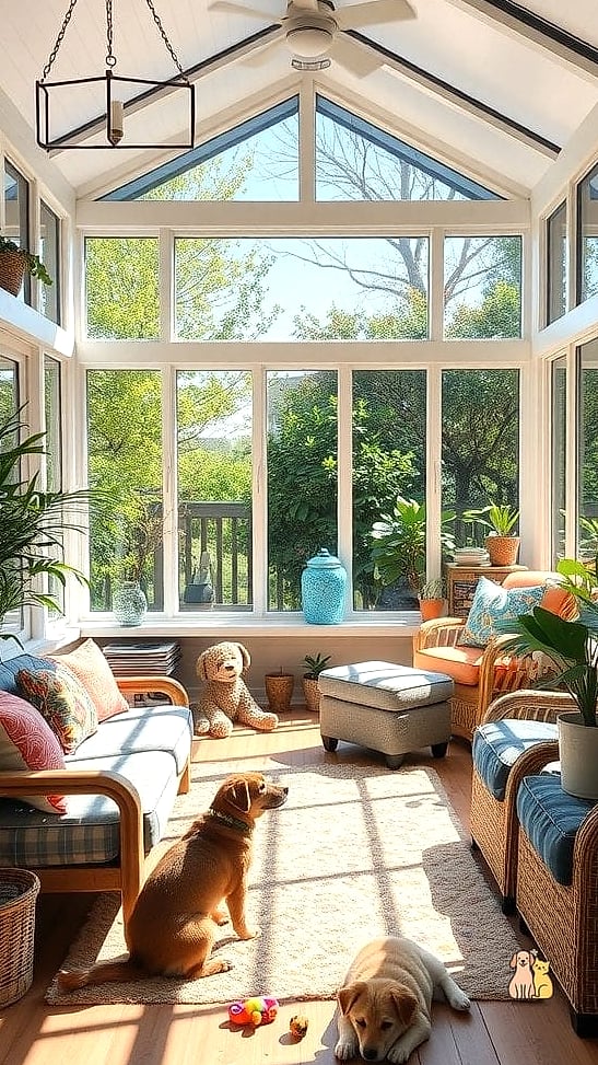 The Sunroom Lounging Spot