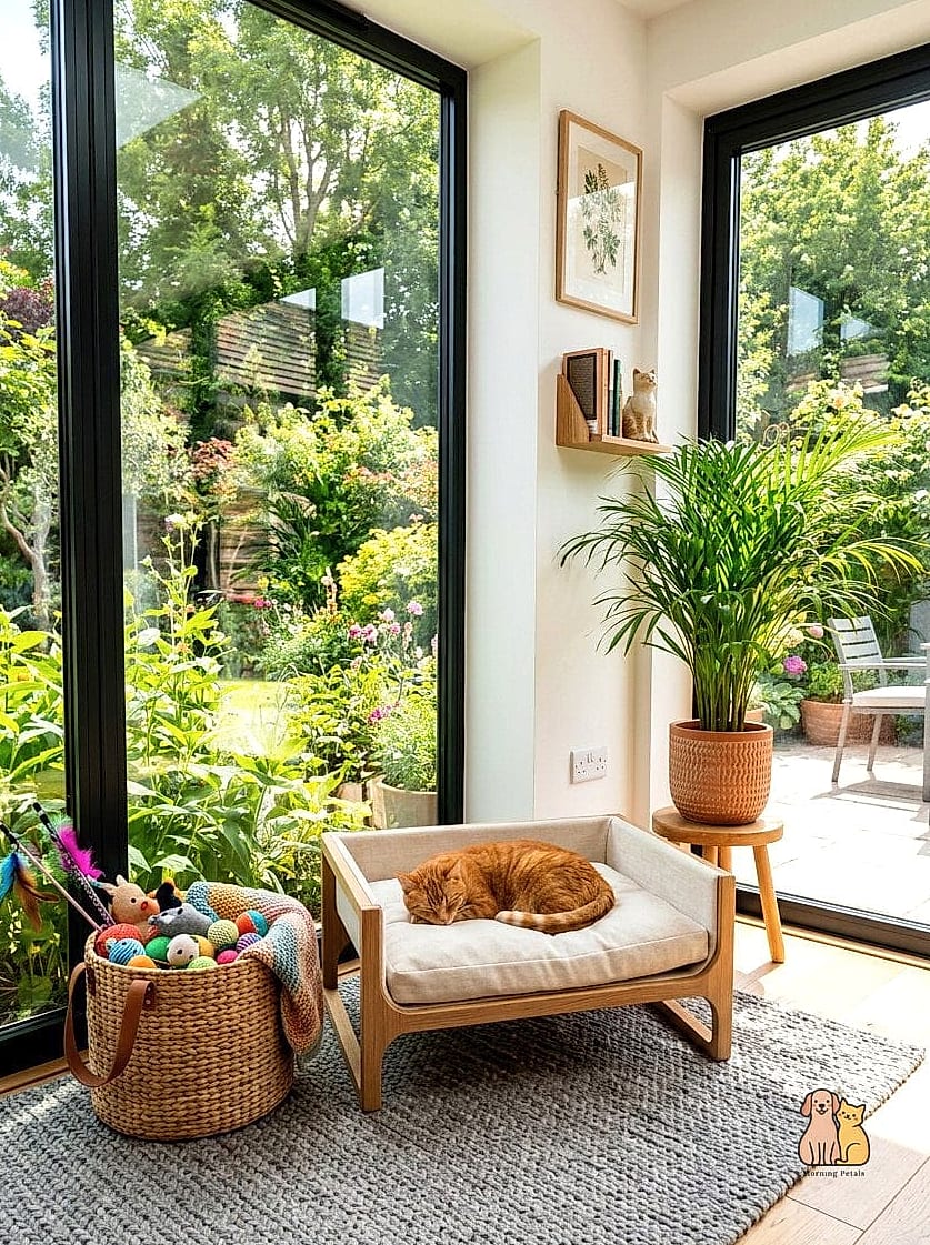 23 Genius Pet Lounge Ideas That Will Inspire You 11 The Sunroom Pet Lounge Corner