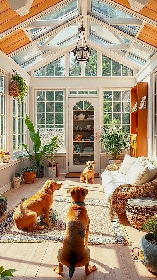 The Sunroom Style Dog Bedroom