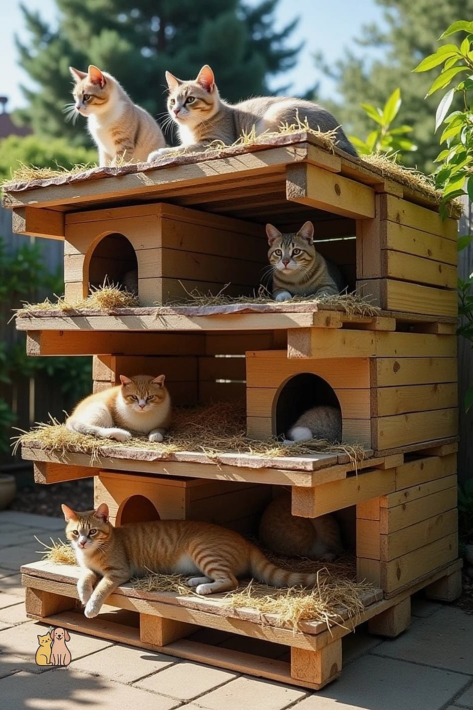 20 Clever Outdoor Cat House Ideas on a Budget 18 Terra Cotta Pot Hideaway