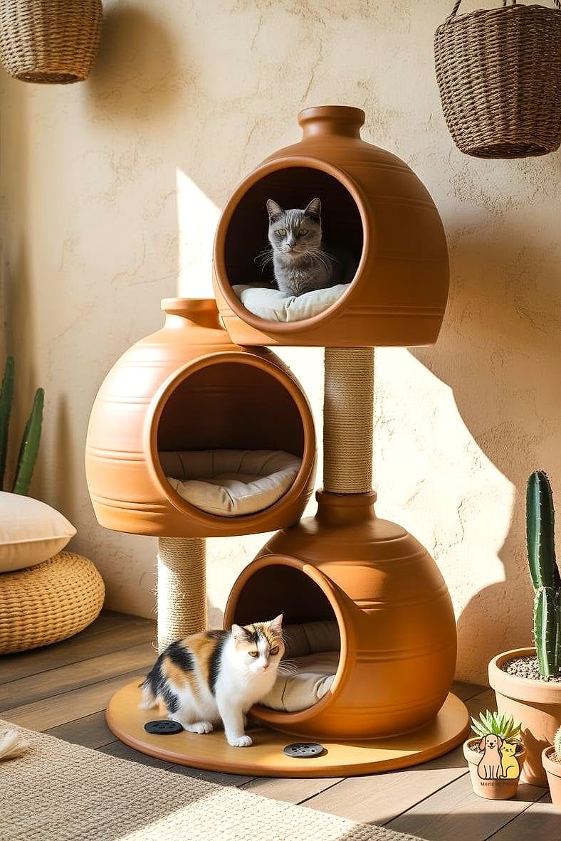 The Terracotta Pot-Style Cat Bed