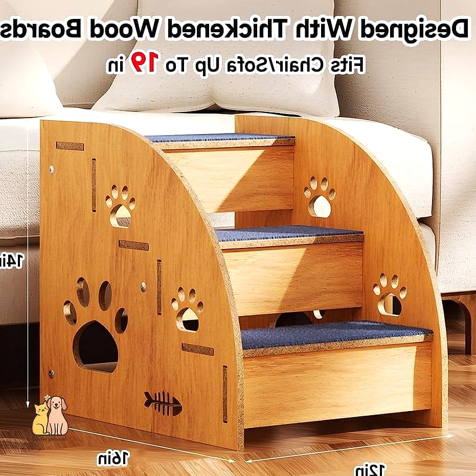 The Three-Step Extra-Wide Stairs for Big Dogs