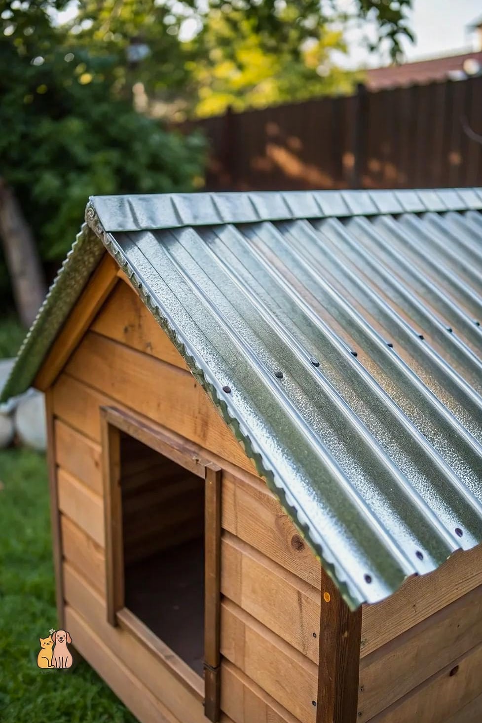 The Tin-Roof Farmhouse Doghouse