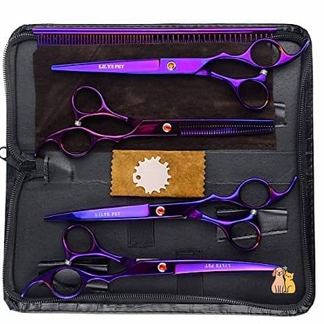 20 Stunning Dog Grooming Scissors You Need in Your Life Right Now 7 Titanium-Coated Straight Shears