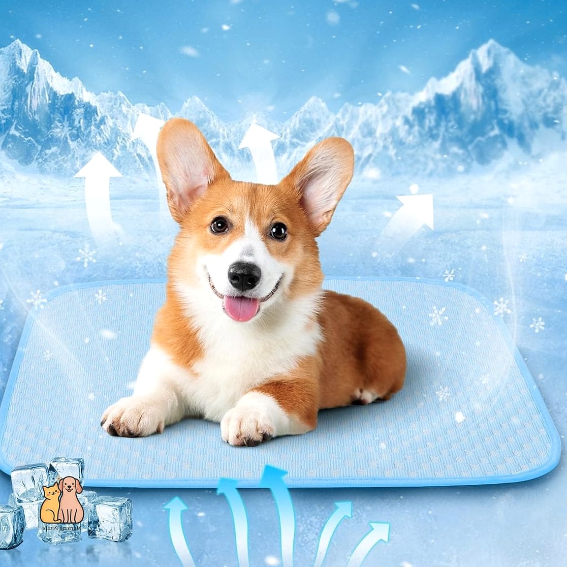 21 Cute Pet Cooling Mats For Summer That Prove Pets Are the Best 11 The Travel-Size Cooling Mat