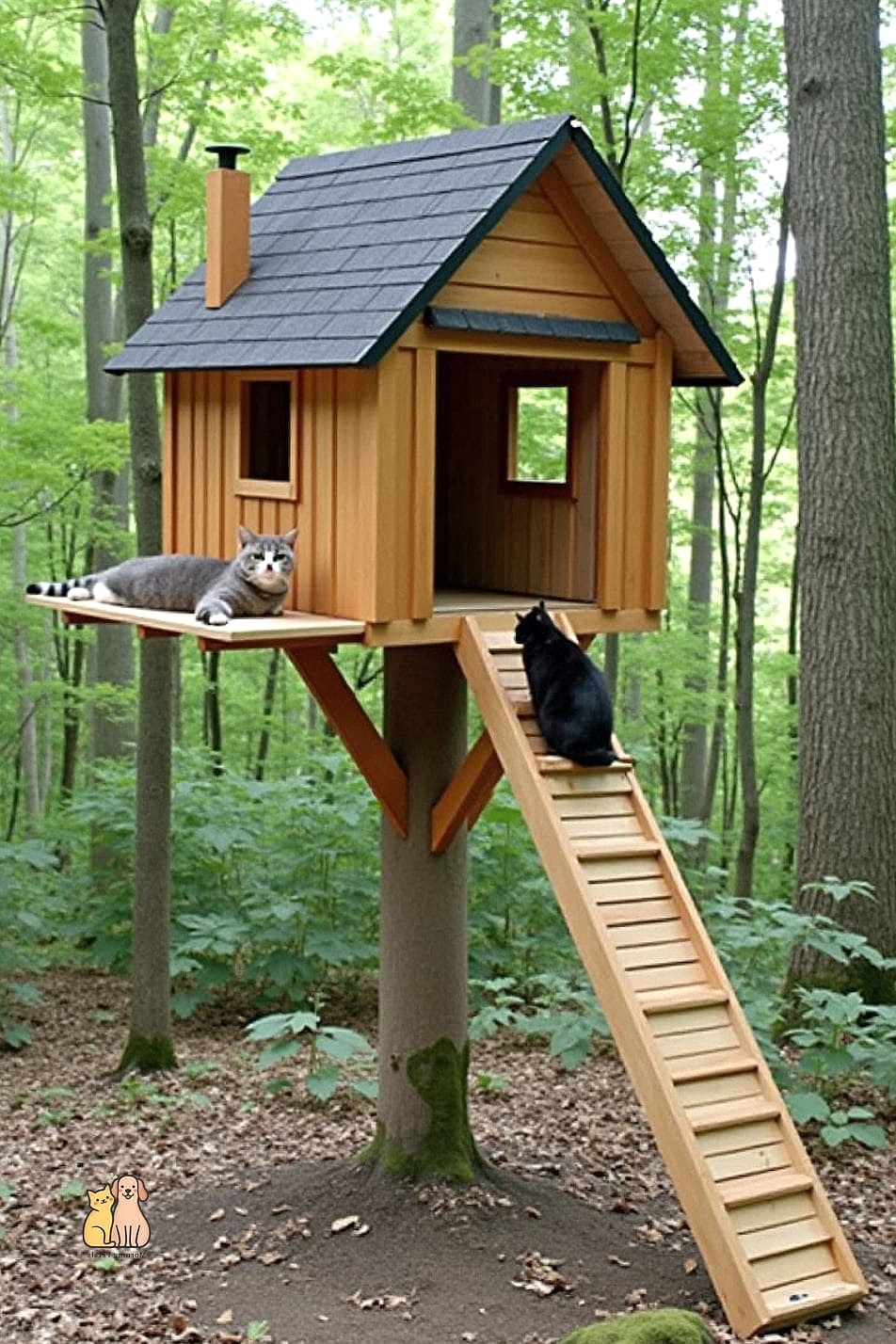 The Treehouse-Style Shelter