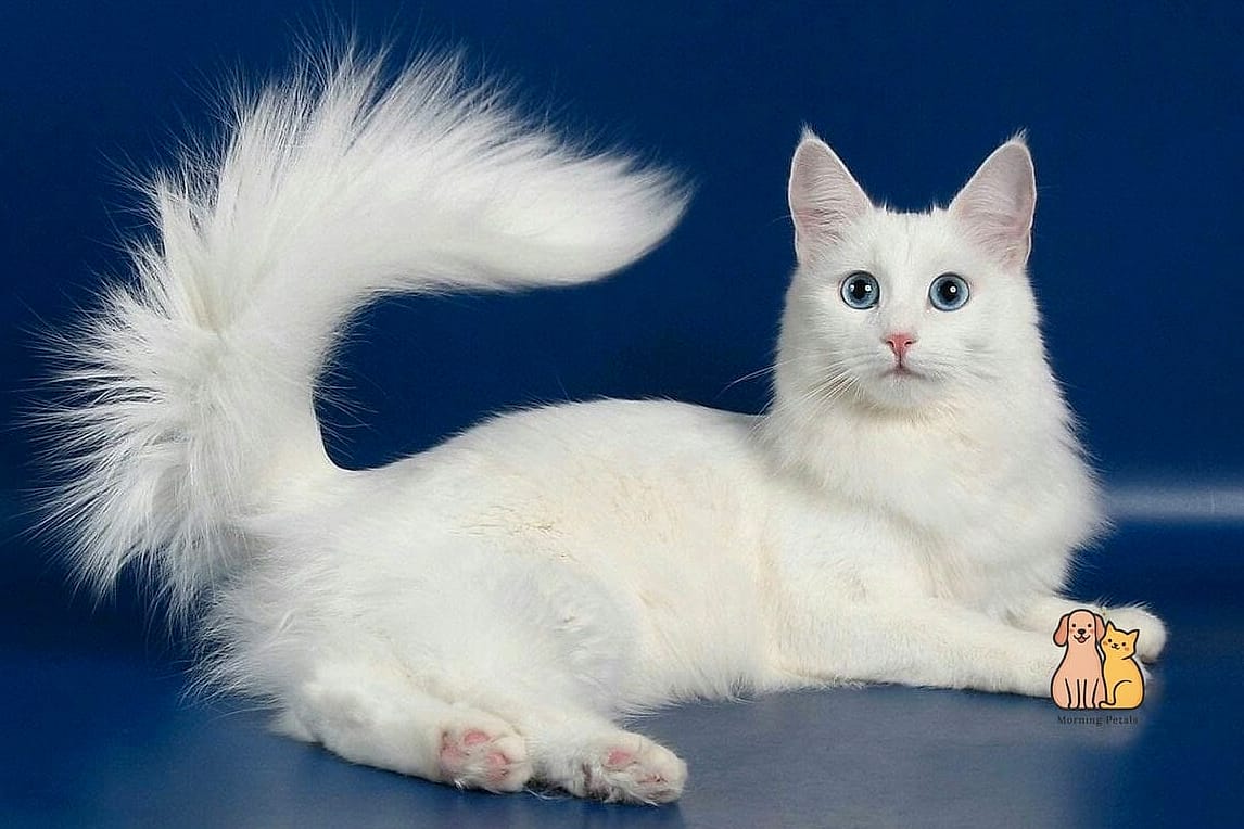 The Turkish Angora's Silky Elegance