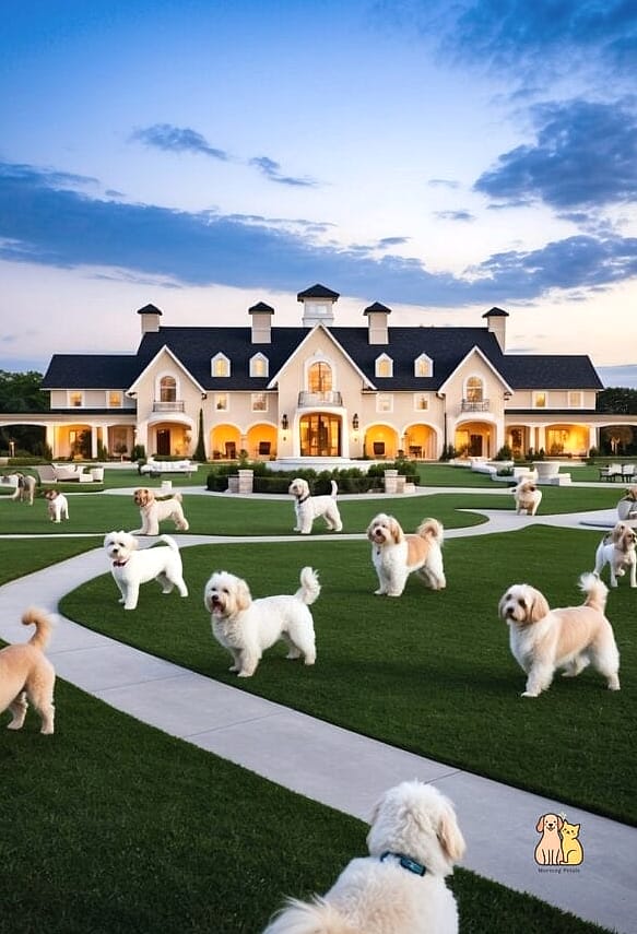 23 Precious Cute Dog Houses That Are Too Cute to Handle 9 The Two-Story Dog Mansion