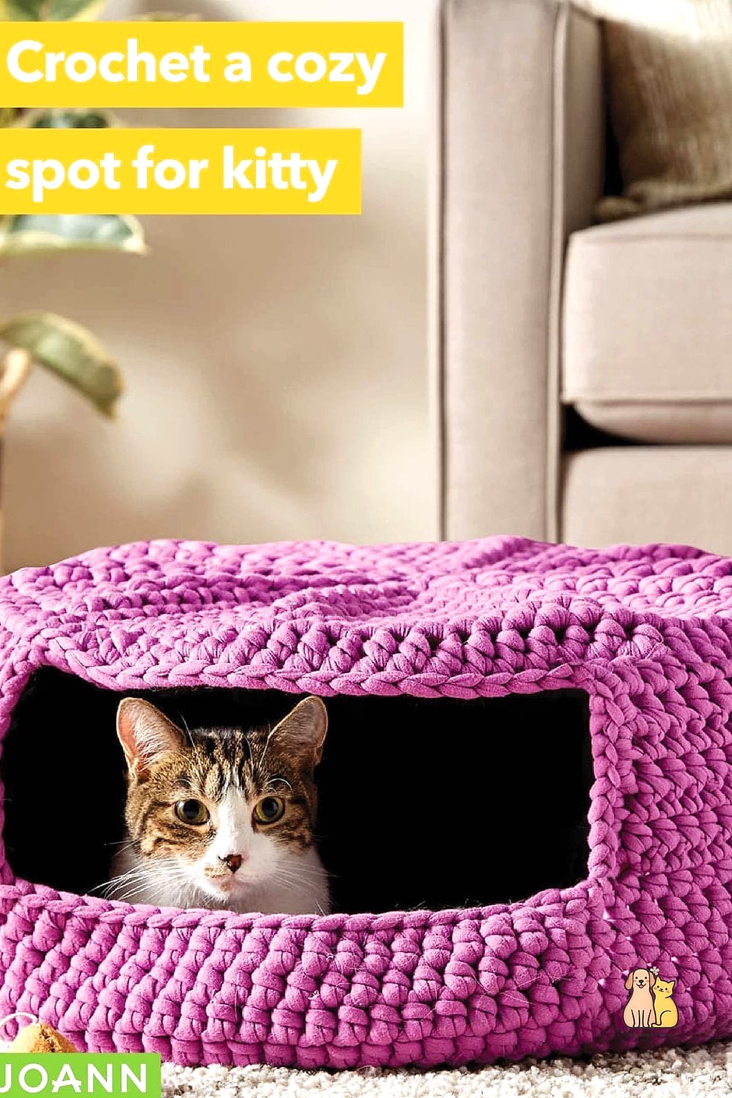 Two-Story Cat Nest with Ramp