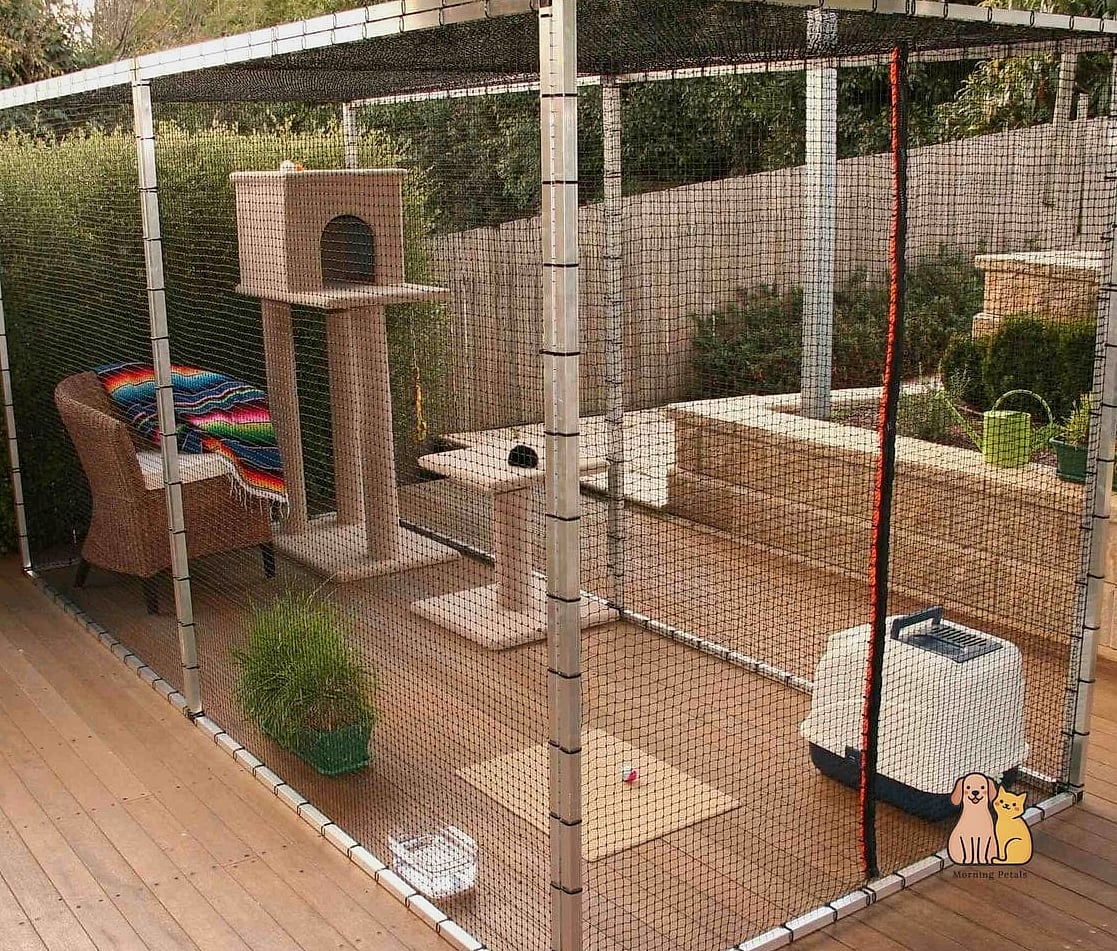 The Two-Story Cat Condo Outdoors