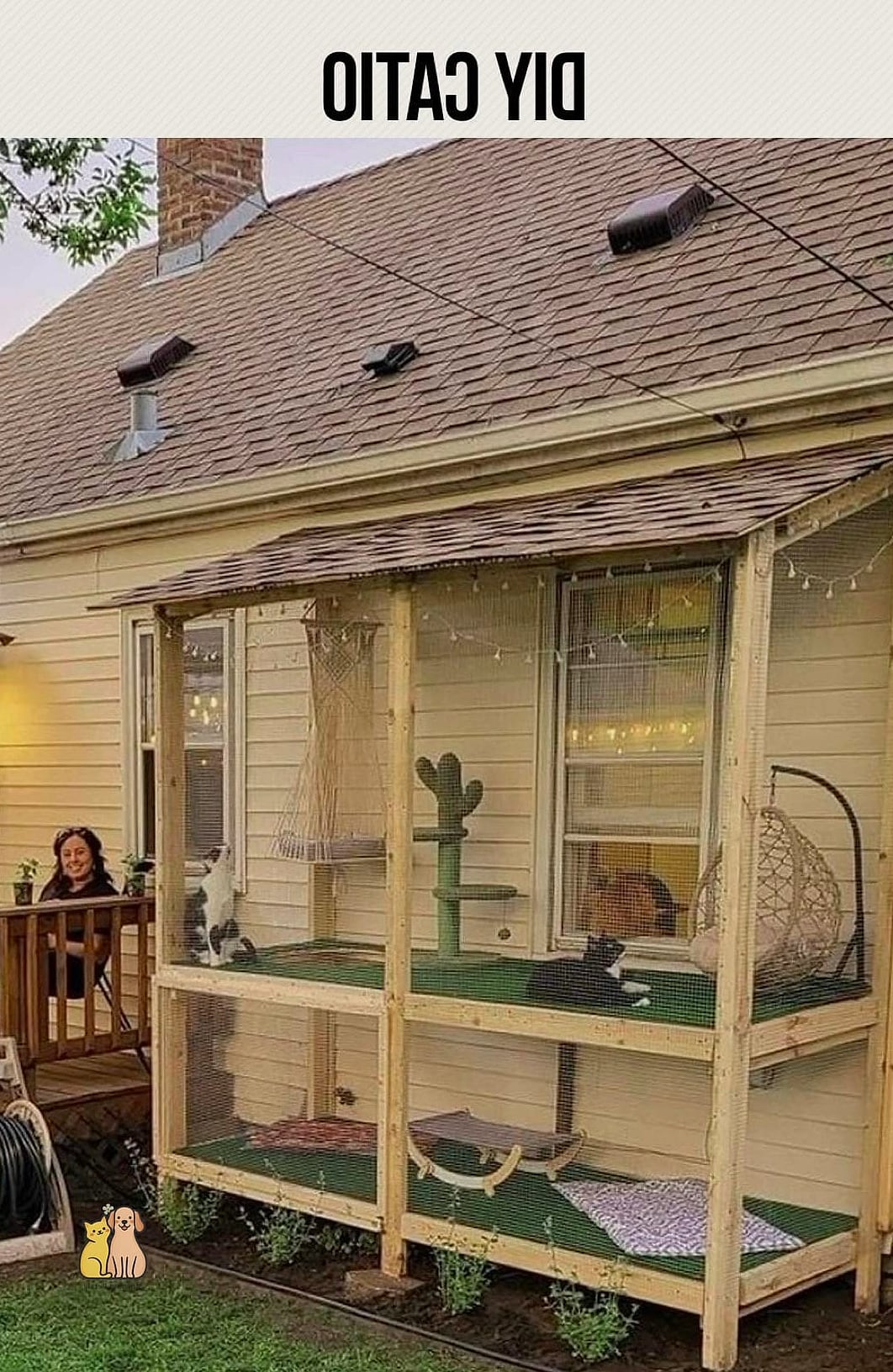 Two-Story Catio Tower