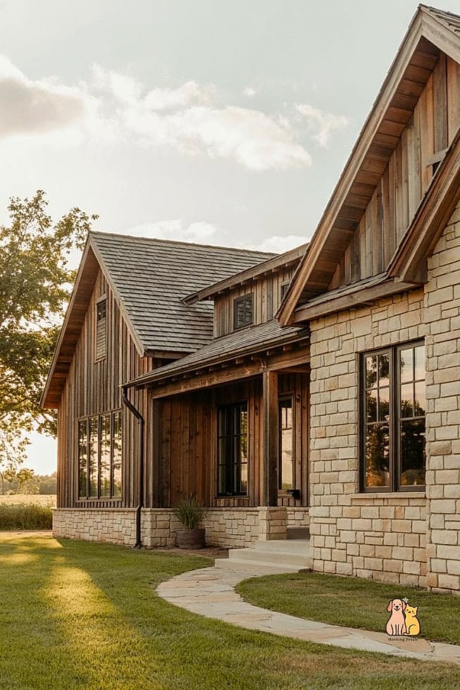 The Two-Tone Farmhouse Doghouse