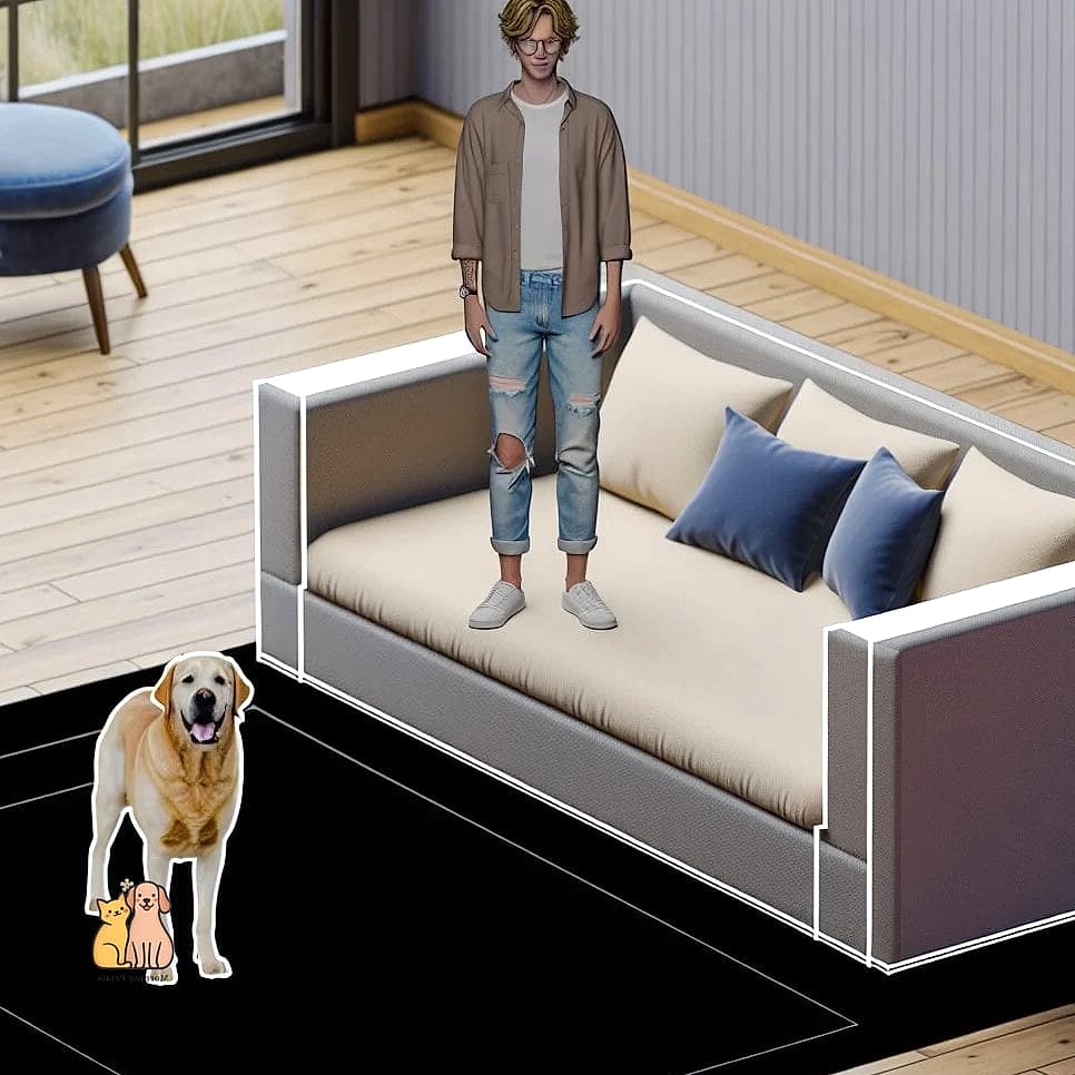 25 Amazing Dog Beds For Humans That Prove Pets Are the Best 25 25. The Ultimate Human-Sized Dog Bed Retreat