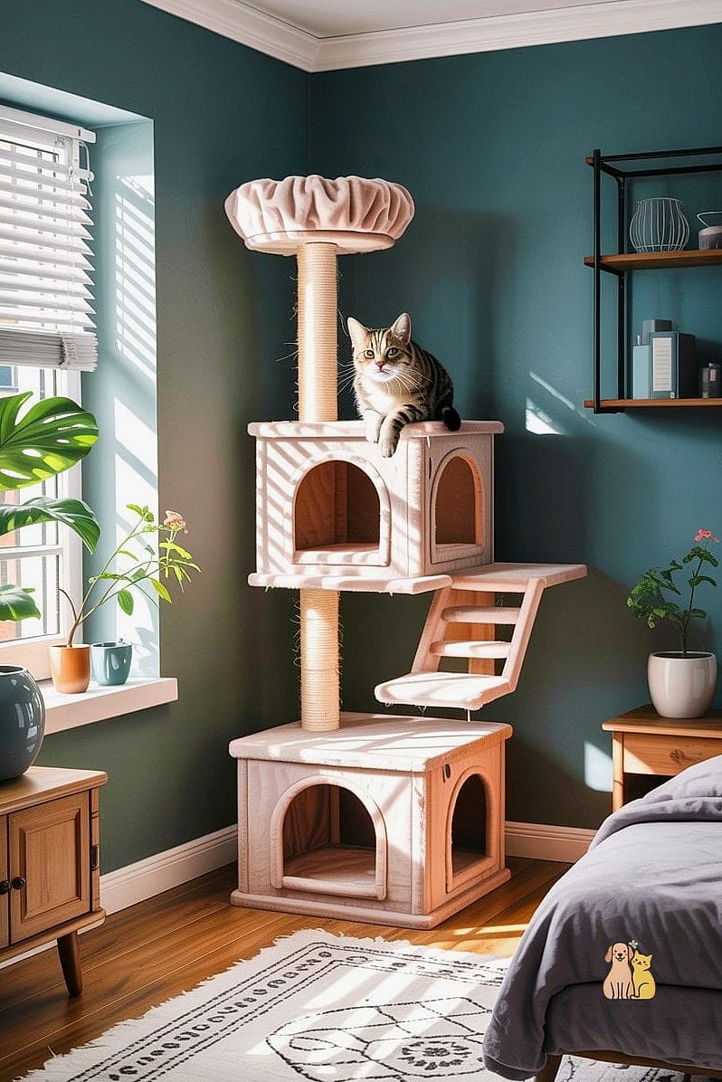 The Under-Bed Nook With Attached Climbing Post