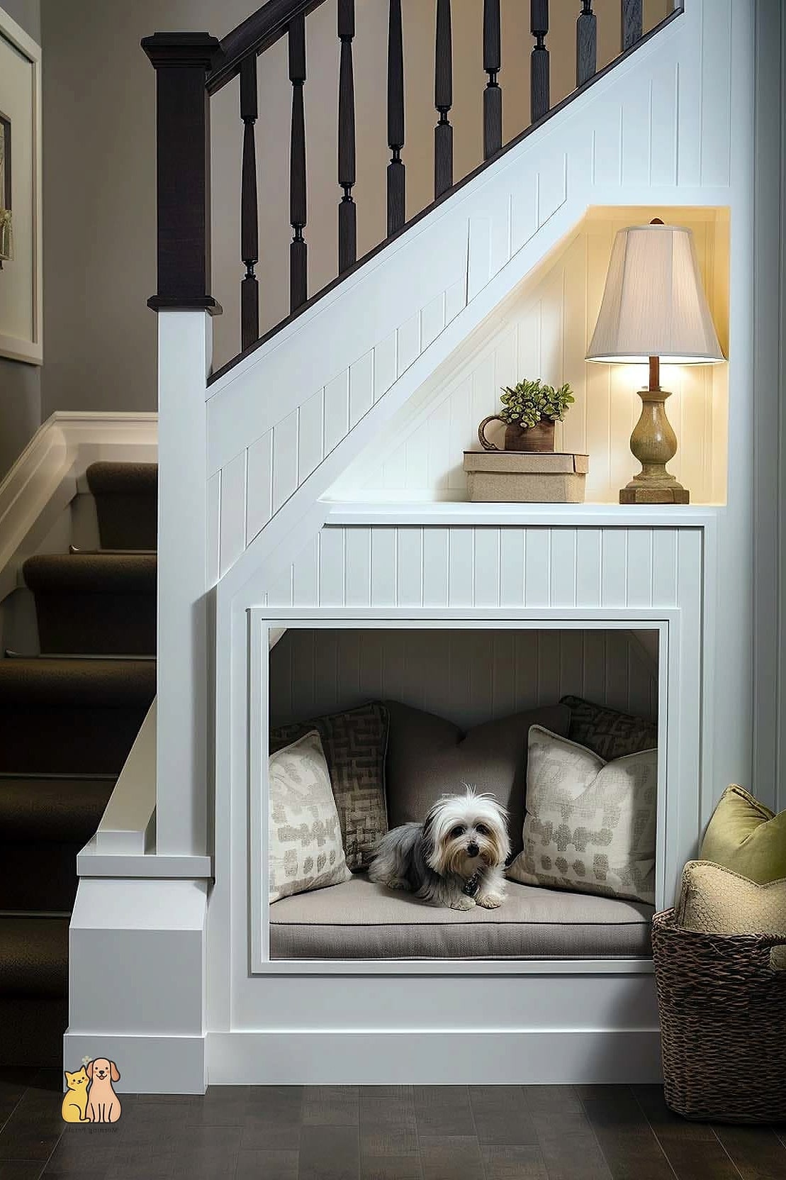 20 Brilliant Diy Dog Crates That Are Totally Worth It 4 The Under-Stair Dog Den