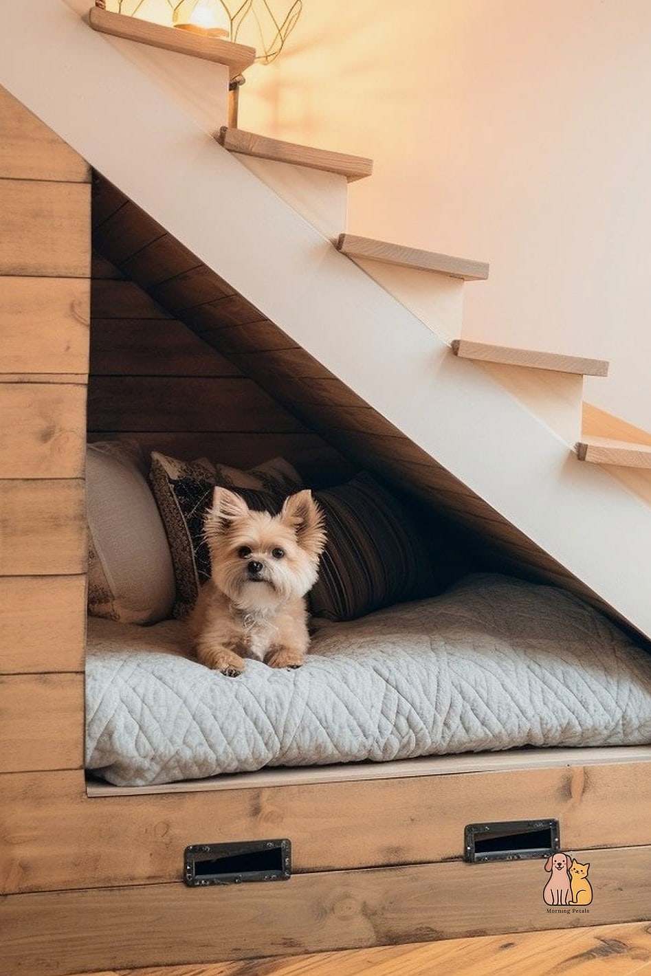 19 Adorable Dog Bed Under Stairs Guaranteed to Make You Smile 8 Under-Stairs Dog Lounge With Storage