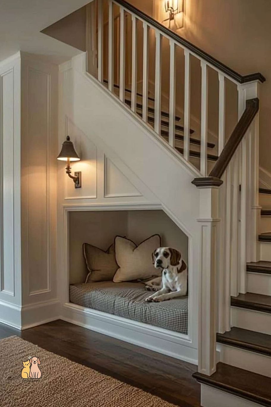 The Under-Stairs Dog Nook