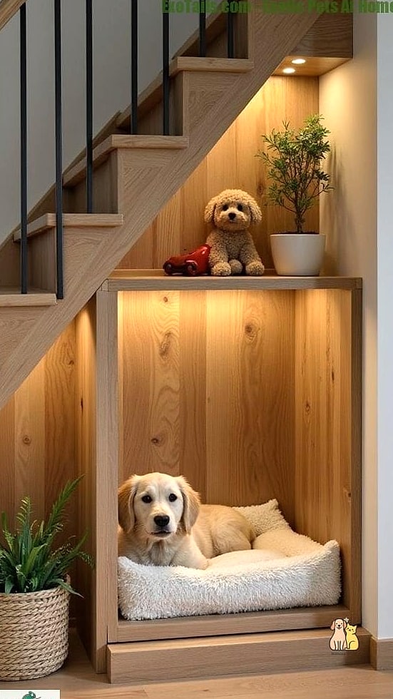 The Under-the-Stairs Puppy Nook