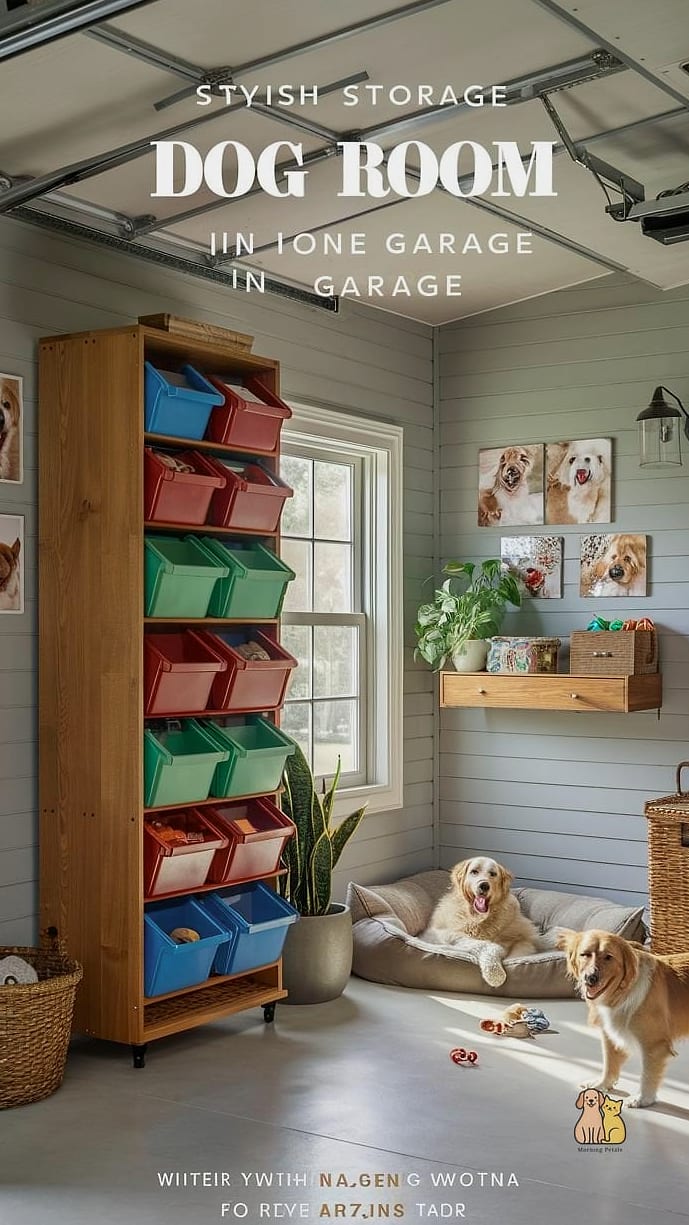 25 Amazing Dog Room In Garage That Are Too Cute to Handle 12 The Upcycled Dresser Feeding Station