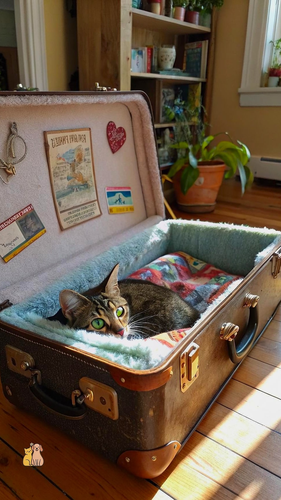 Upcycled Suitcase Bed