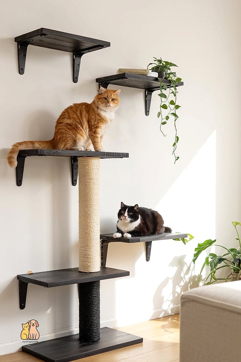 A Vertical Scratching Post Forest