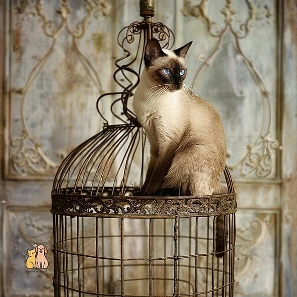 The Vintage Birdcage-Inspired Catio