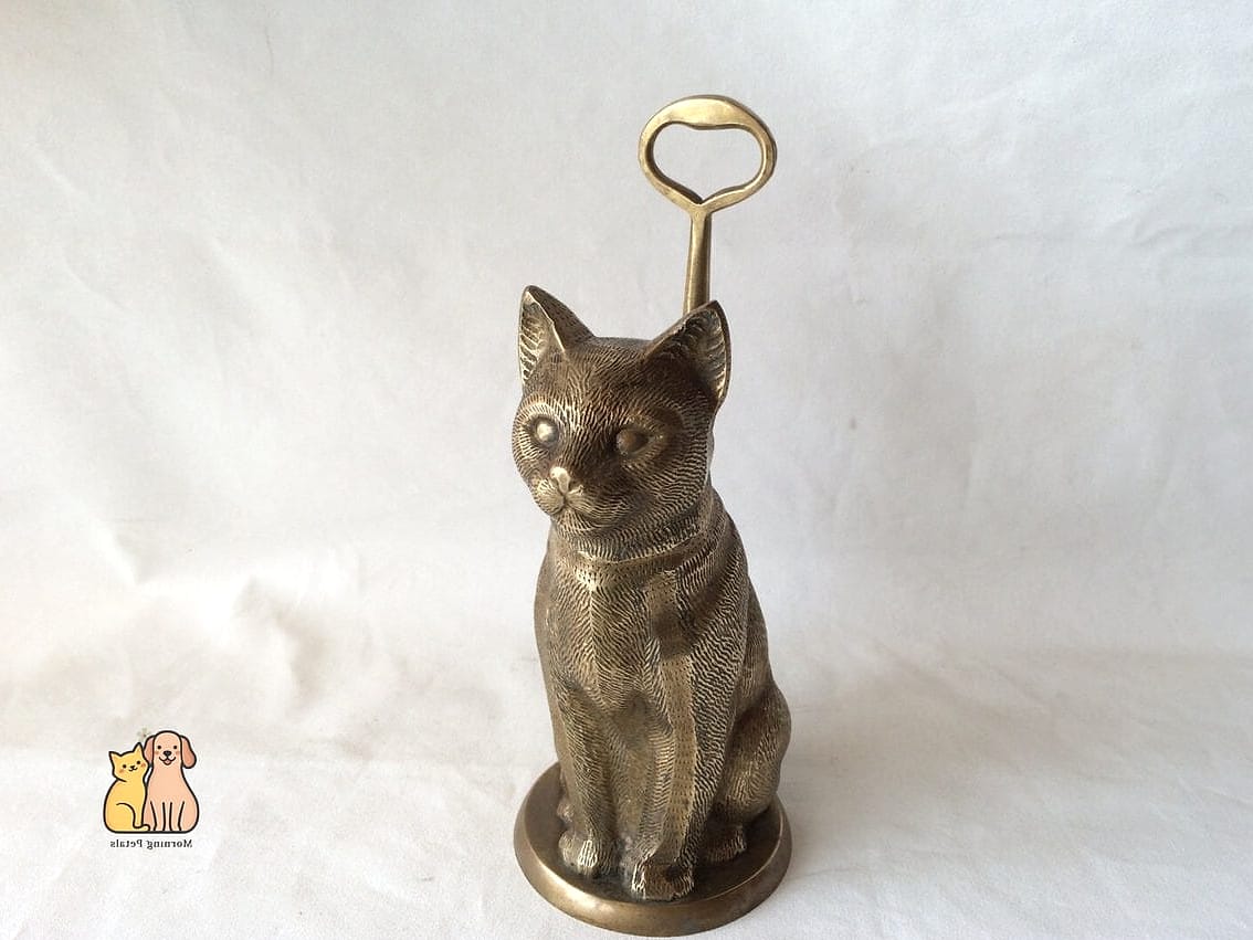 Vintage Brass Cat Flap