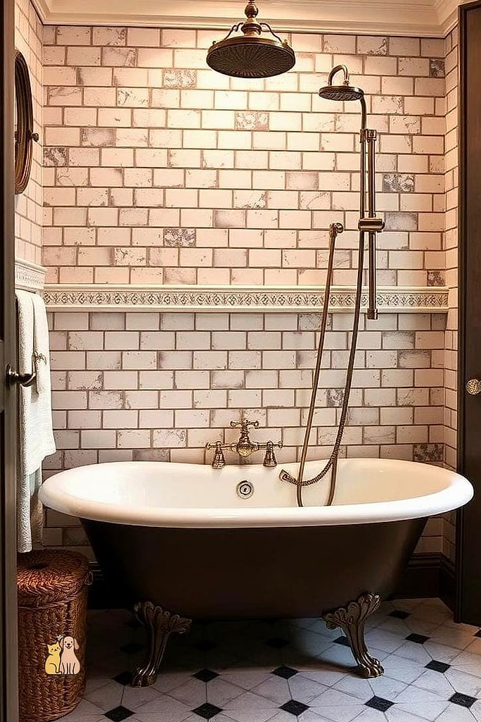 24 Precious Dog Shower In Laundry Room That Will Restore Your Faith in the World 20 The Vintage Clawfoot Conversion