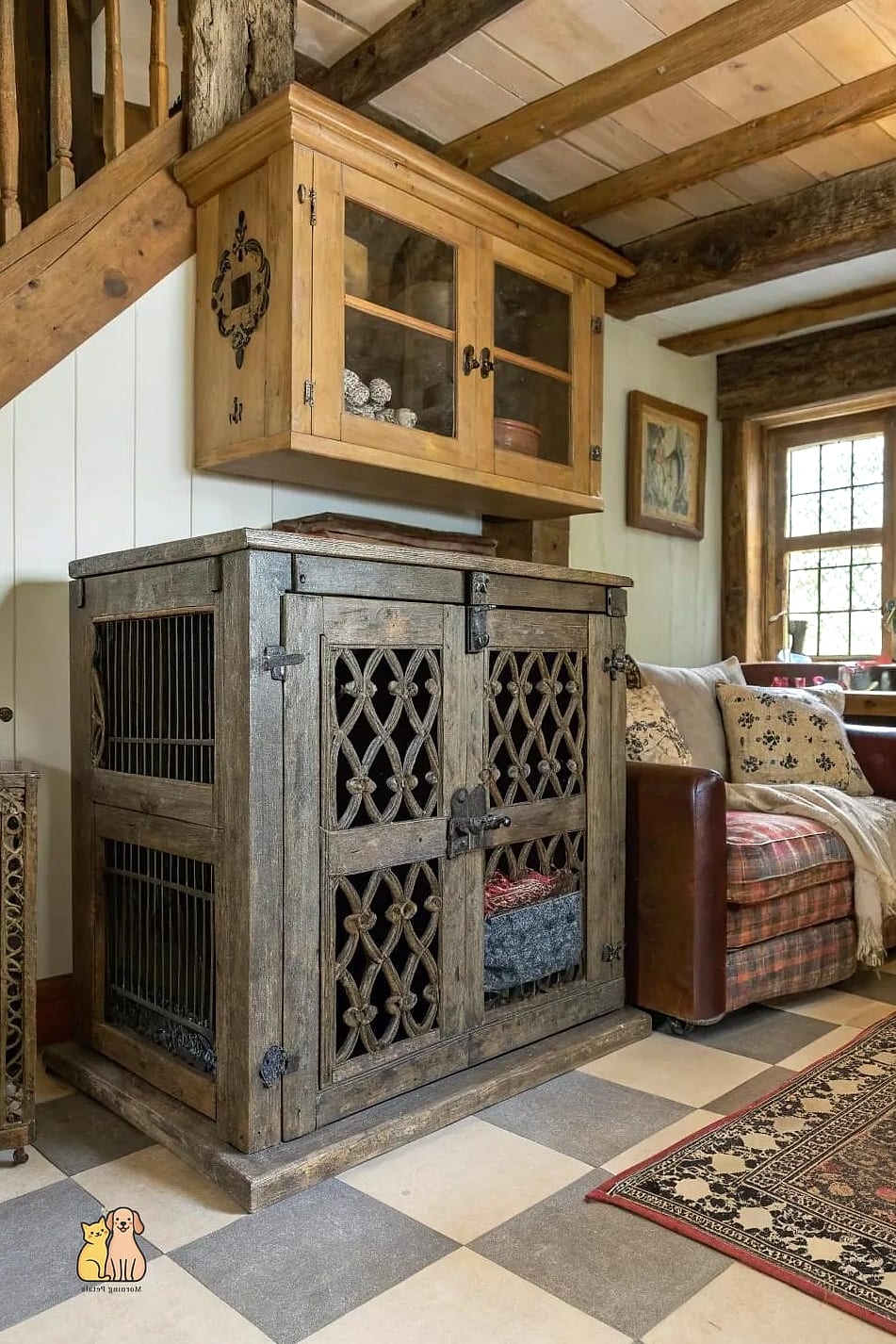 23 Precious Best Dog Crates That Prove Pets Are the Best 19 The Vintage-Inspired Wooden Crate