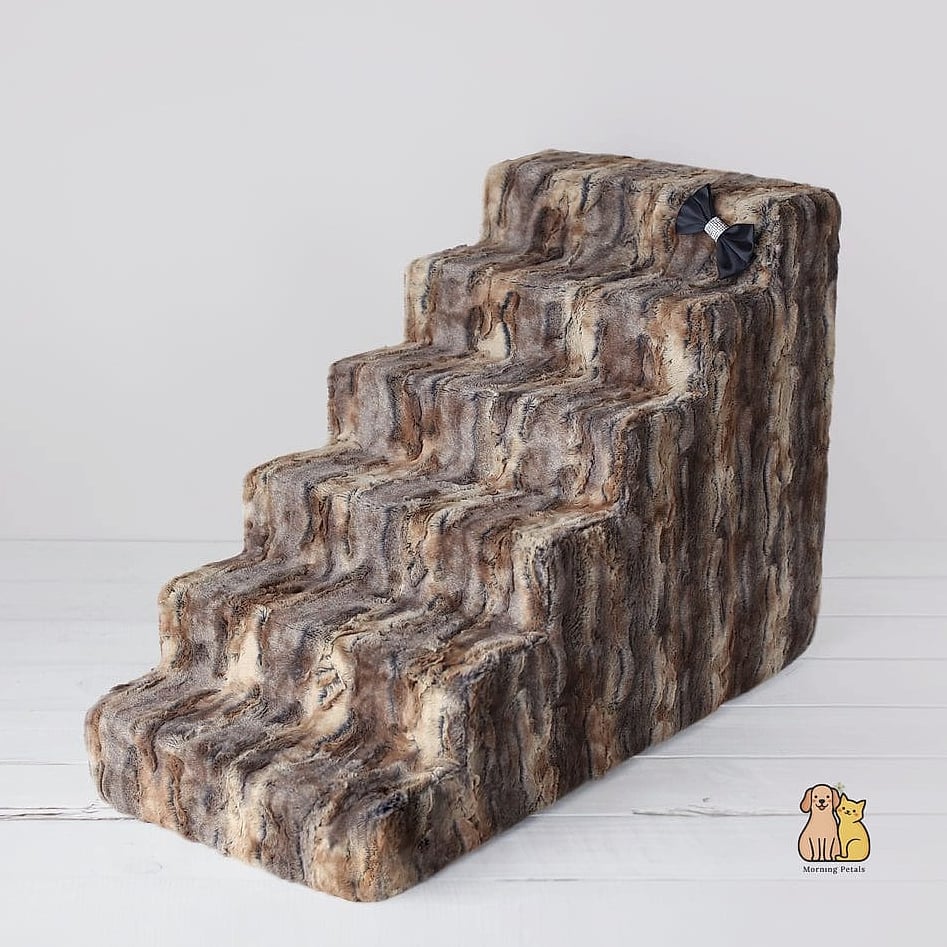 30 Incredible Best Pet Stairs Guaranteed to Make You Smile 15 Vintage-Inspired Painted Wood Stairs