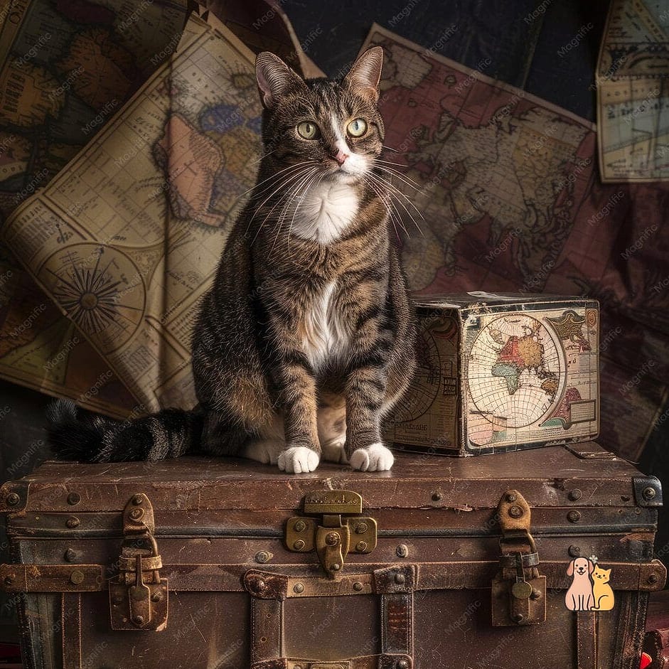 The Vintage Suitcase Stack Tree