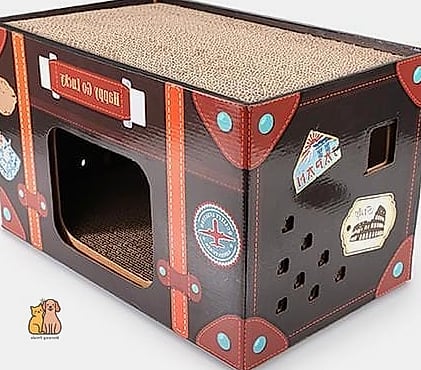 The Vintage Suitcase Scratcher