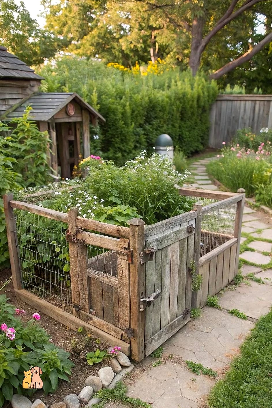 The Vintage Wrought Iron Enclosure
