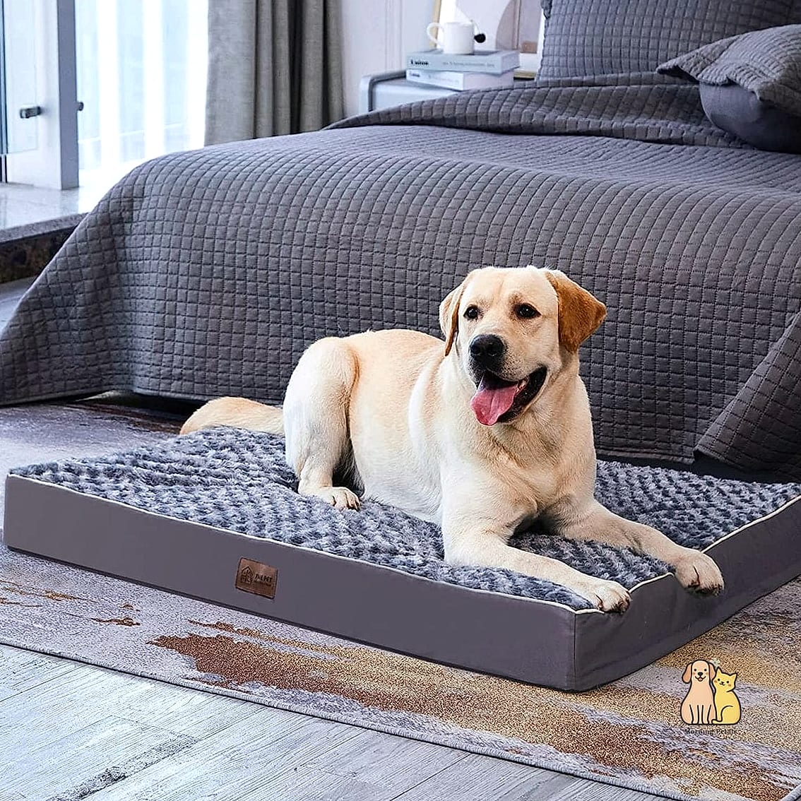 15 Gorgeous Orthopedic Dog Beds That Will Restore Your Faith in the World 3 The Waterproof Orthopedic Dog Mattress