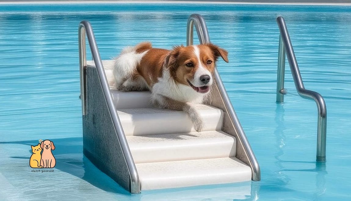 The Waterproof Poolside Pet Stairs