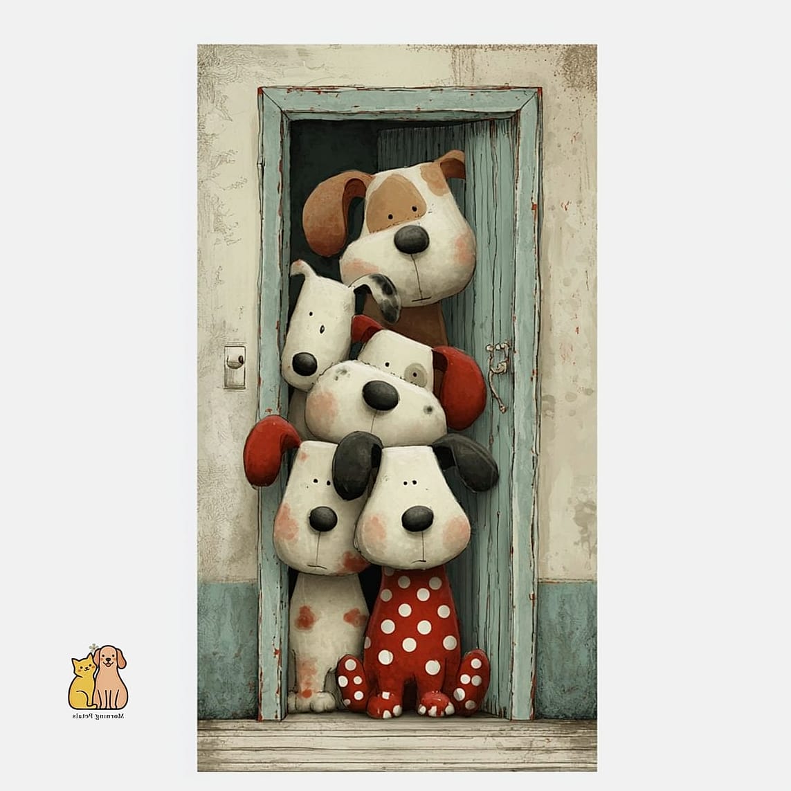 The Whimsical Painted Mural Door