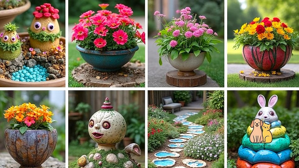 Whimsical Painted Cottage House