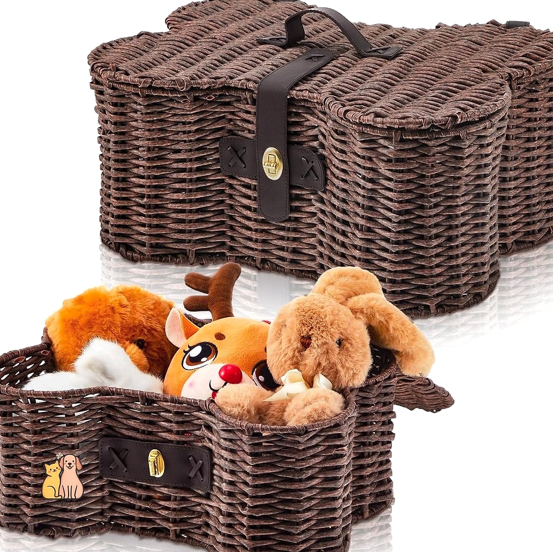 The Wicker Basket Toy Bin
